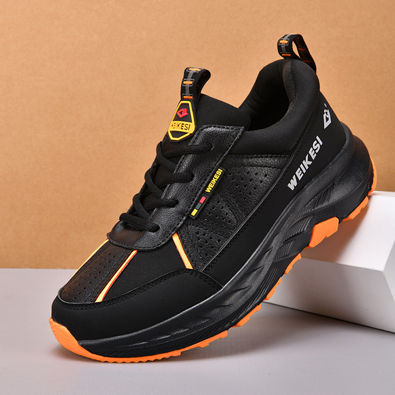 Niske planinarske tenisice za vanjsku upotrebu s antislip gumom, gornji dio od sintetičke kože, mrežasti unutrašnji dio, prednje vezivanje, pogodne za sve sezone