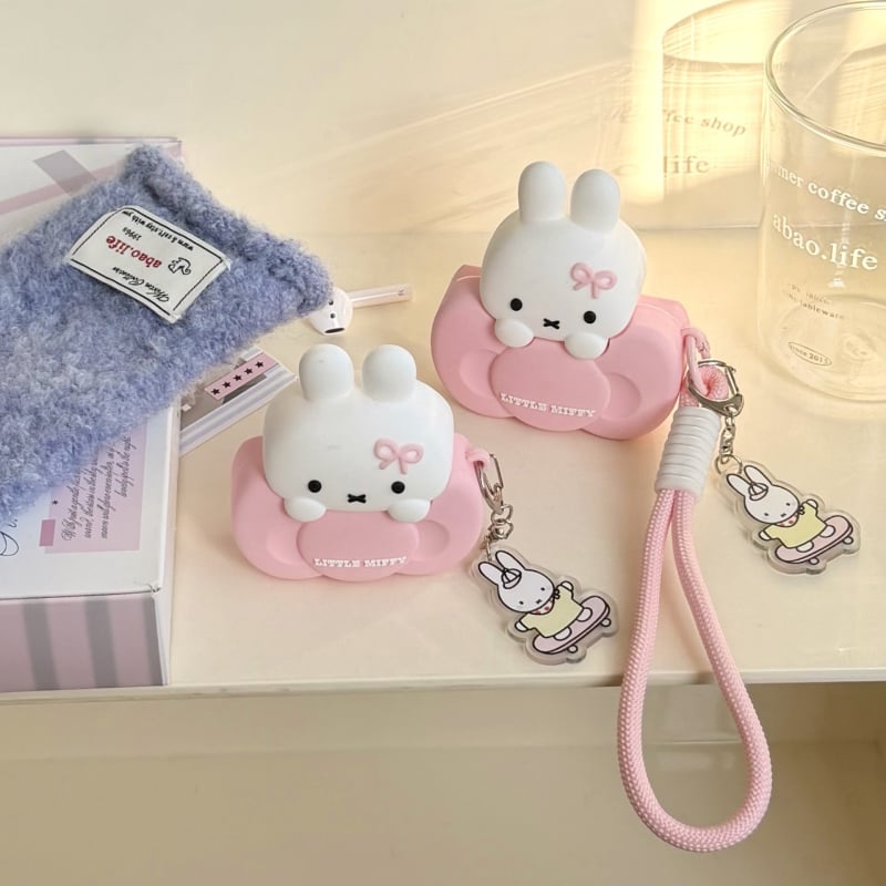 Slatko leptir-Miffy zeka kućište za AirPods Pro3 za generacije 1./2./4., crtani dizajn, kućište za Bluetooth slušalice Apple