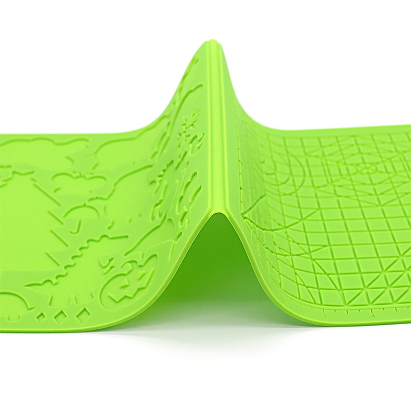 Mu Zi Silikonska Pravokutna 3D Podloga S Mjerenjem Za Djecu – DIY Podloga Za Crtanje