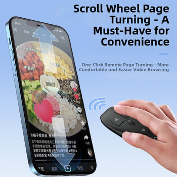 Pulley Bluetooth diaľkové ovládanie pre mobilný telefón – jedným tlačidlom fotografovanie, like a posúvanie strán – Type-C, 300mAh, dosah 10 m