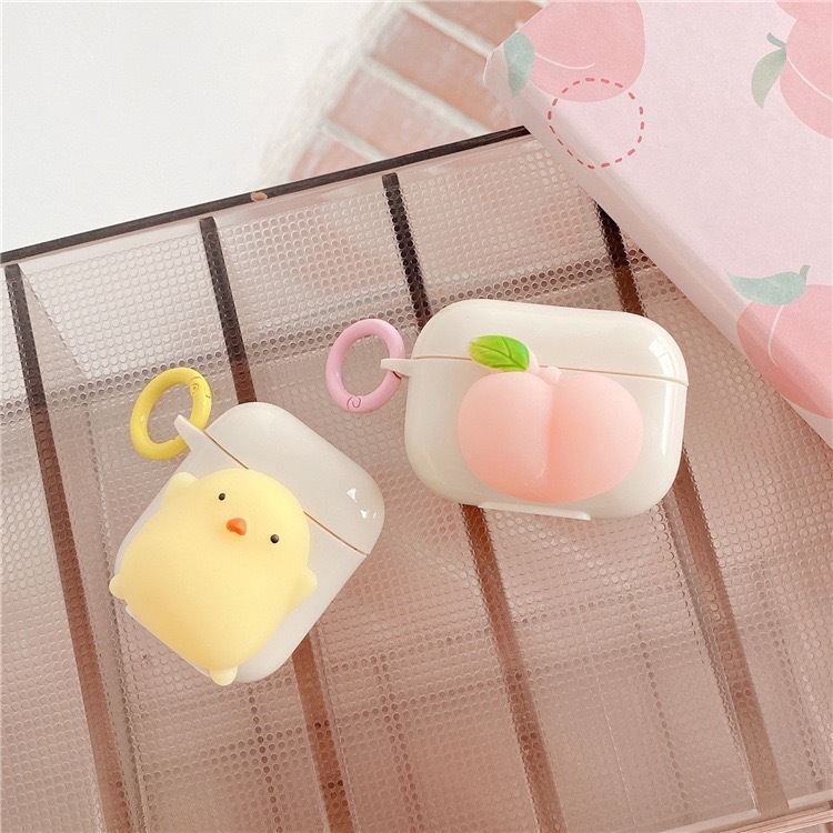 Prozirni TPU zaštitni omot za AirPods Pro 3. generacije, cartoon stil, ručna izrada, kompatibilno s AirPods 1./2. generacije