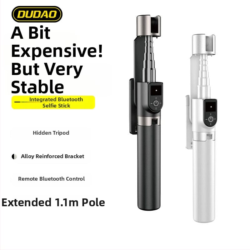 Unique F18 селфи стика за телефон с система за стабилизация, дистанционно, Bluetooth, алуминиев трипод за пътуване на открито