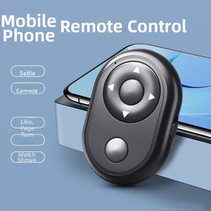 Prenosný Bluetooth diaľkový ovládač pre smartfón so selfie režimom, ovládanie uzávierky, posúvanie videí a funkcia Like