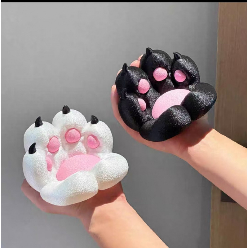 Stolni držač za telefon s mačjom šapom, 3D ispis, orahovo drvo, japanski stil, prilagodljiv
