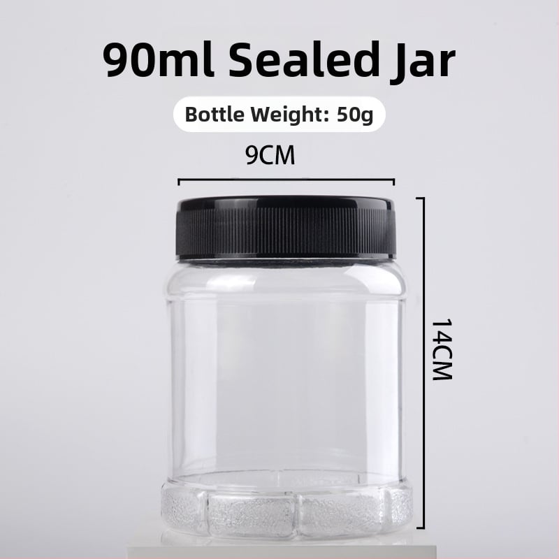 Mingyue Packaging - хранителен PET буркан с широко гърло, капак и уплътнение от алуминиево фолио