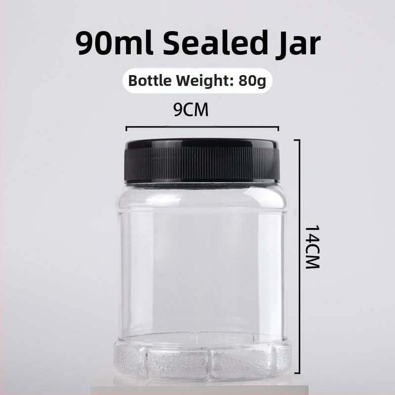 Mingyue Packaging - хранителен PET буркан с широко гърло, капак и уплътнение от алуминиево фолио