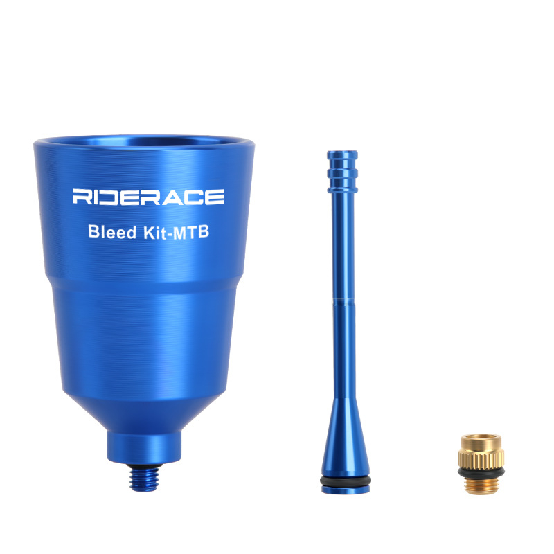 Alat za ispuštanje zraka hidrauličnih disk-frenova za planinski bicikl, aluminijska legura, Riderace, kompatibilan Shimano adapter