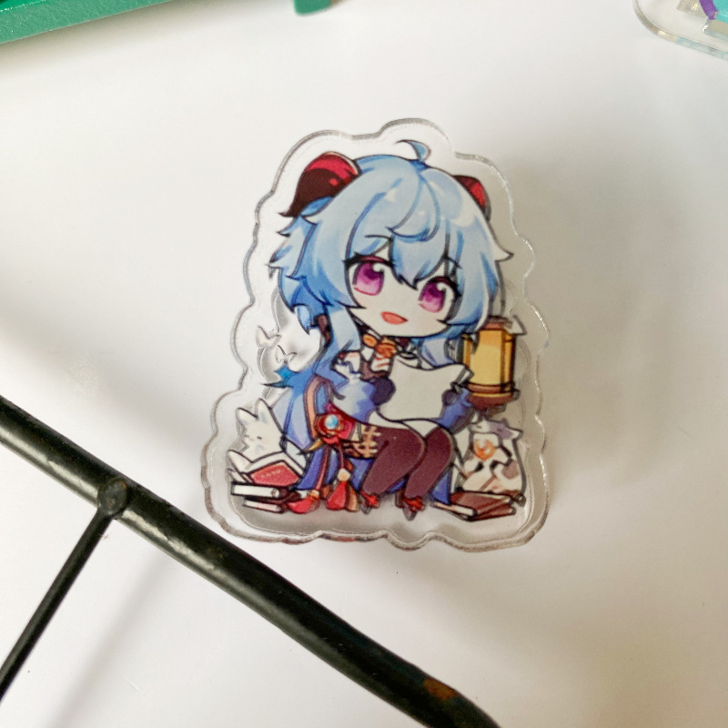 Anime akrilni klip za dokumente i bilješke – plastični, višenamjenski za učenike
