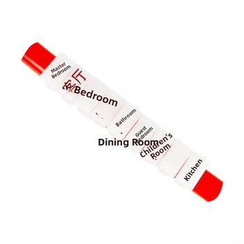 Marker de direcție pentru țeava de încălzire prin pardoseală, PP stratificat, formă semicerc, conductivitate termică 0,056 W/m·K, temperatură de lucru până la 200°C