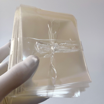 Prozirna plastična vrećica za pohranu nakita sa samouzavaranjem (90% sirovine; proizvodnja: blow molding, printing, bag making; materijal: plastika)