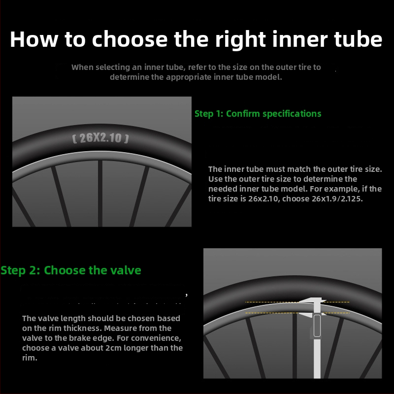 ROCKBROS MTB belsőcső – butilgumi
