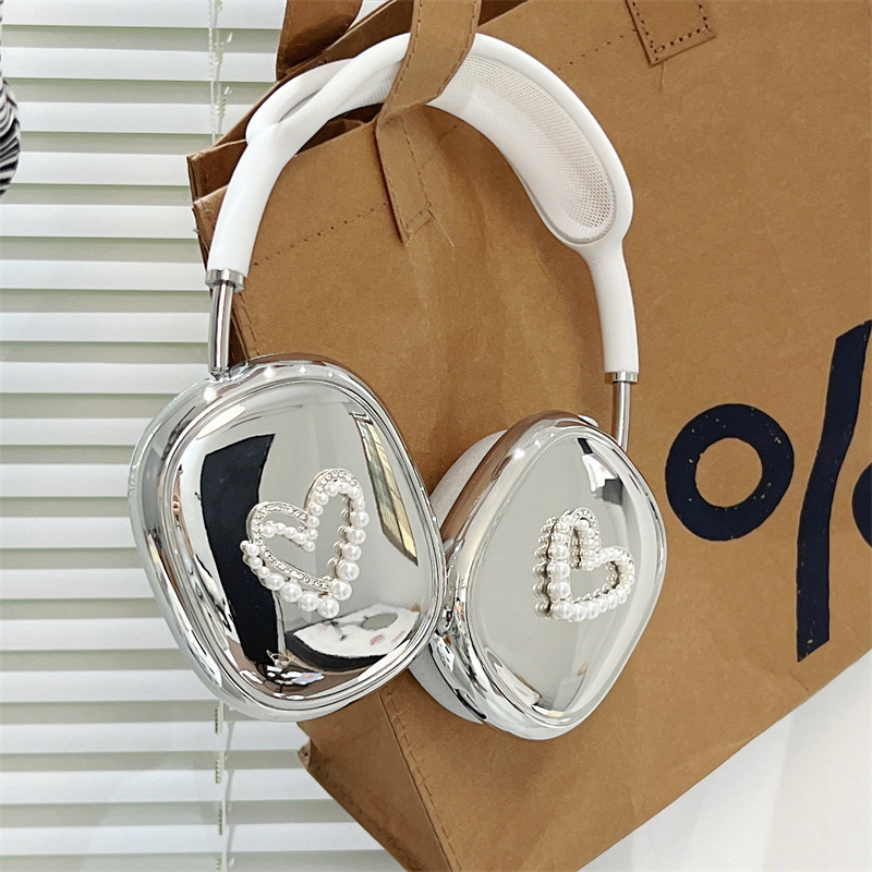 TPU védőtok AirPods Maxhoz – dombornyomott rajzfilmszerű dizájn, teljes lefedettség