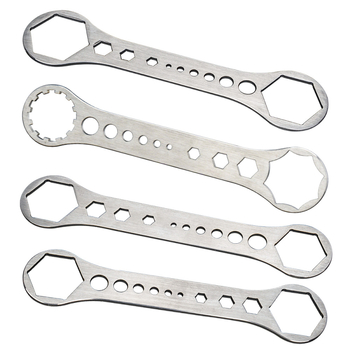 ZTTO MTB kerékpár első villás légkürt csavarjának leszereléséhez használt kulcs — Rozsdamentes acél; Termékkategória: Kulcs; Feldolgozás testreszabása: Igen; Márka: ZTTO; Licencelt magán címke: Igen; Kompatibilis SunTour, RST