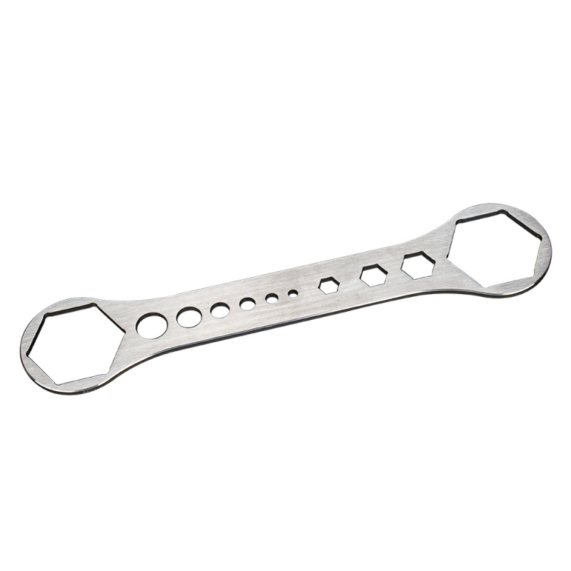 ZTTO MTB kerékpár első villás légkürt csavarjának leszereléséhez használt kulcs — Rozsdamentes acél; Termékkategória: Kulcs; Feldolgozás testreszabása: Igen; Márka: ZTTO; Licencelt magán címke: Igen; Kompatibilis SunTour, RST