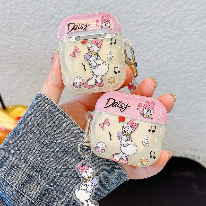 AirPods Pro 2 tok, TPU puha burkolat, rajzfilm stílus, injekciós formázás, leesés elleni védelem