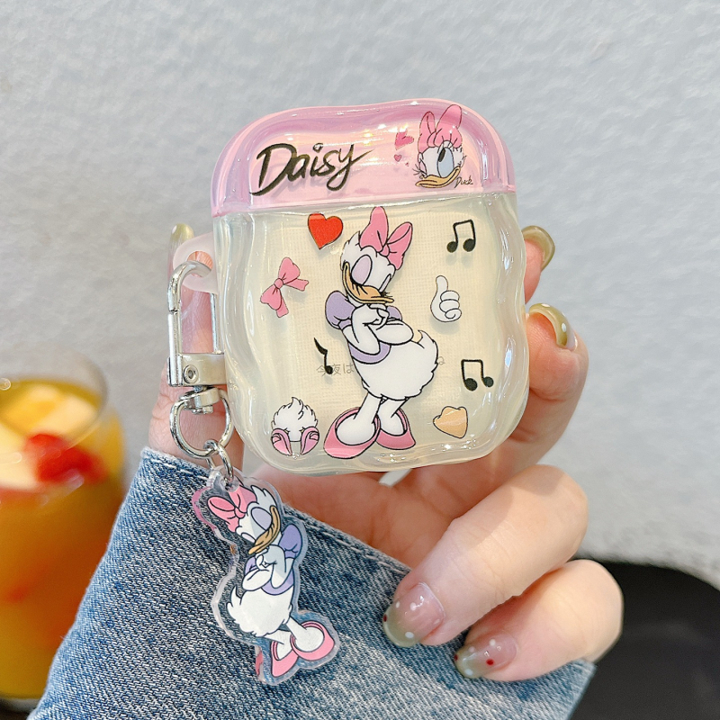 AirPods Pro 2 tok, TPU puha burkolat, rajzfilm stílus, injekciós formázás, leesés elleni védelem