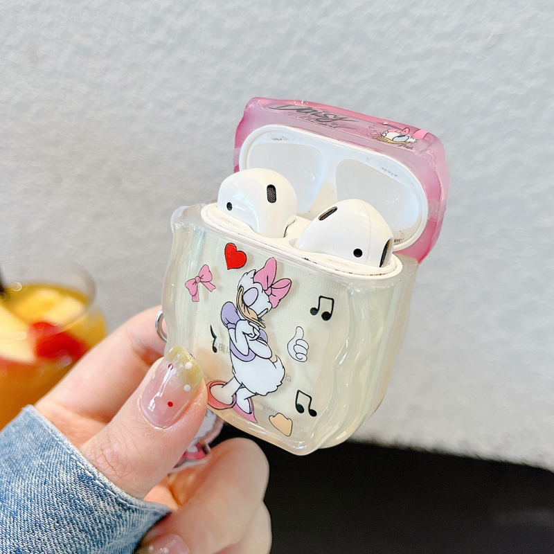 AirPods Pro 2 tok, TPU puha burkolat, rajzfilm stílus, injekciós formázás, leesés elleni védelem