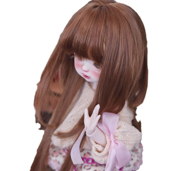 Set perika za lutke - otporan na visoke temperature, duga kosa, promjena frizure, bez bojenja ili peglanja