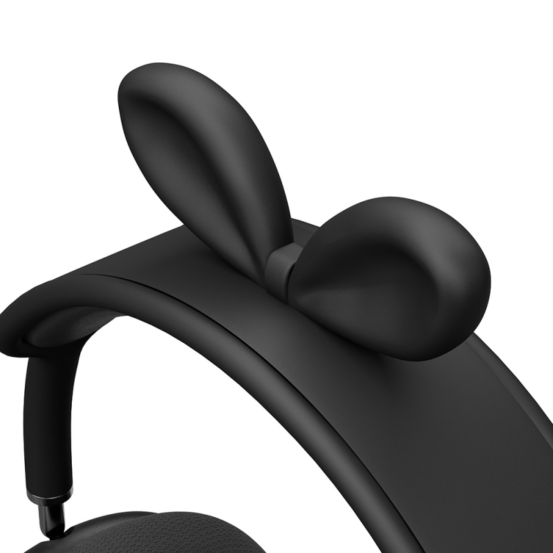 AirPods Max zaštitni poklopac za traku — silikon, mekano kućište s crtić dizajnom zeca, toplinski prijenos tisk, kompatibilan s Apple