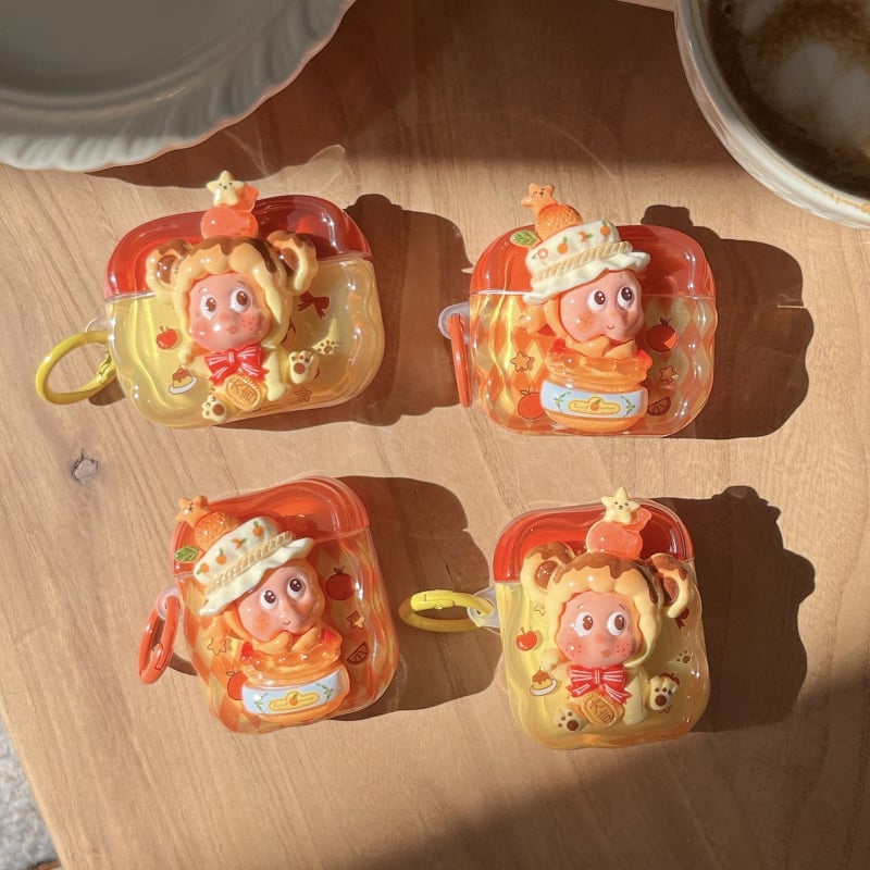 Weixin TPU AirPods Pro tok 3D csillag alakú domborított dizájn, teljes lefedettség, hordozható, Apple-kompatibilis