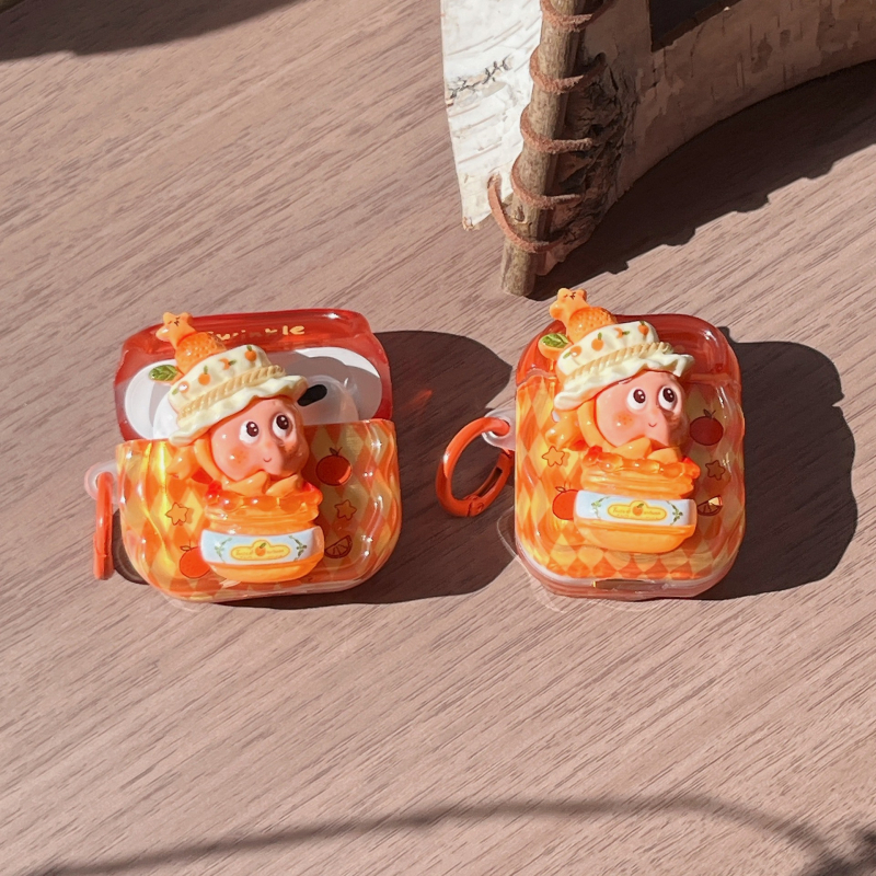 Weixin TPU AirPods Pro tok 3D csillag alakú domborított dizájn, teljes lefedettség, hordozható, Apple-kompatibilis