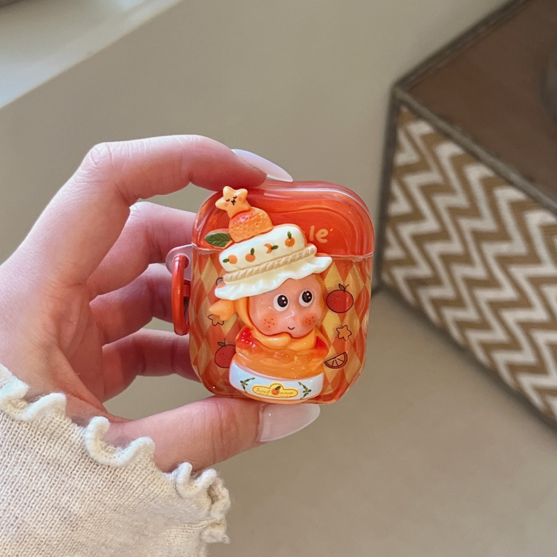 Weixin TPU AirPods Pro tok 3D csillag alakú domborított dizájn, teljes lefedettség, hordozható, Apple-kompatibilis