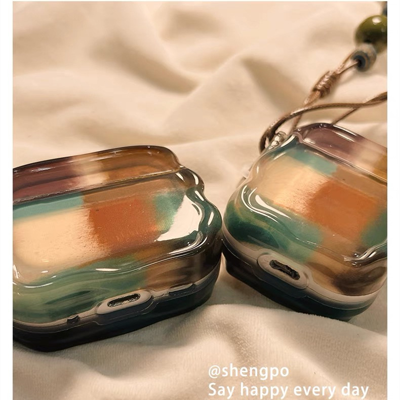 Roll-up szilikon AirPods Pro tok lenyomattal – rajzfilm stílus, mindent egyben, testreszabható