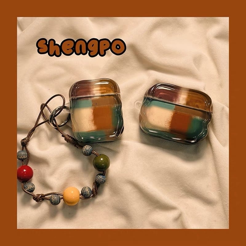 Roll-up szilikon AirPods Pro tok lenyomattal – rajzfilm stílus, mindent egyben, testreszabható