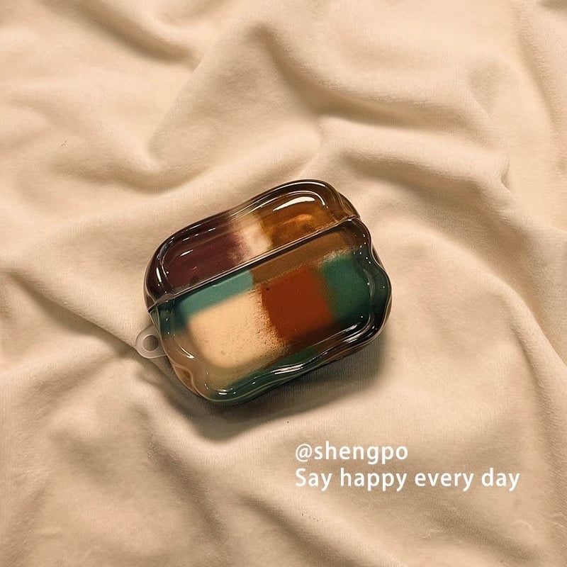 Roll-up szilikon AirPods Pro tok lenyomattal – rajzfilm stílus, mindent egyben, testreszabható