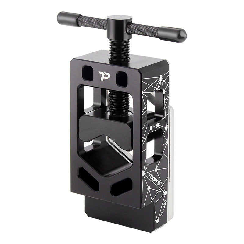 TOOPRE Elülső villa csővágó tartó kerékpárokhoz — alumíniumötvözet és rozsdamentes acél, testreszabott feldolgozás, magáncímke elérhető