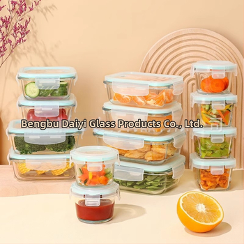 Μονωμένο κουτί φαγητού από πυρίμαχο γυαλί μποροσίλι – Ασφαλές για φούρνο μικροκυμάτων, Χωρητικότητα 301–500 ml, Καρτούν σχέδιο, Μονοστρωματικό