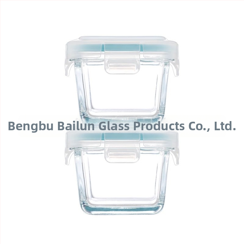 Μονωμένο κουτί φαγητού από πυρίμαχο γυαλί μποροσίλι – Ασφαλές για φούρνο μικροκυμάτων, Χωρητικότητα 301–500 ml, Καρτούν σχέδιο, Μονοστρωματικό