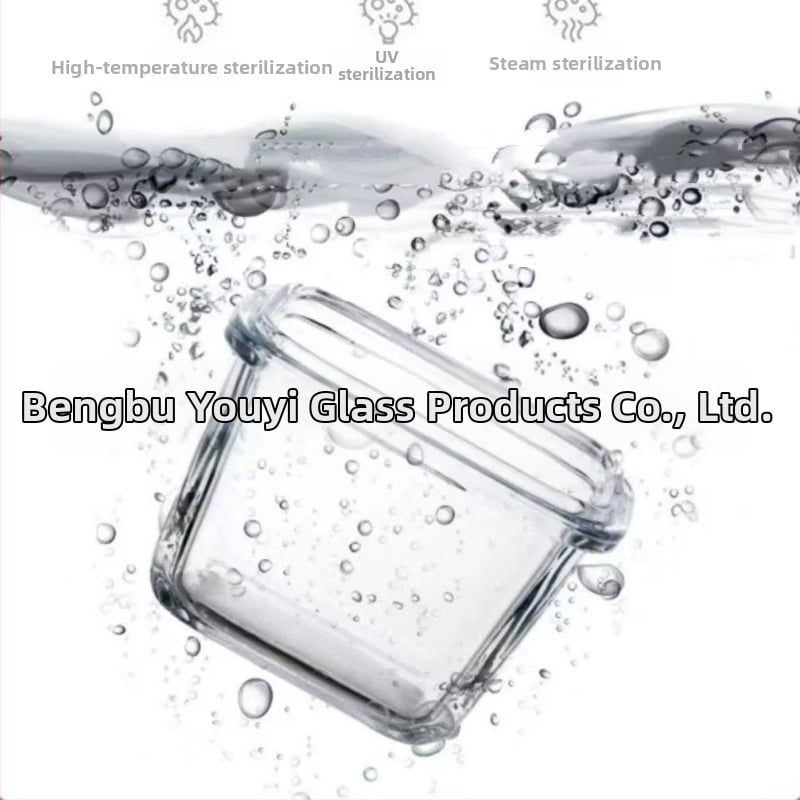 Μονωμένο κουτί φαγητού από πυρίμαχο γυαλί μποροσίλι – Ασφαλές για φούρνο μικροκυμάτων, Χωρητικότητα 301–500 ml, Καρτούν σχέδιο, Μονοστρωματικό