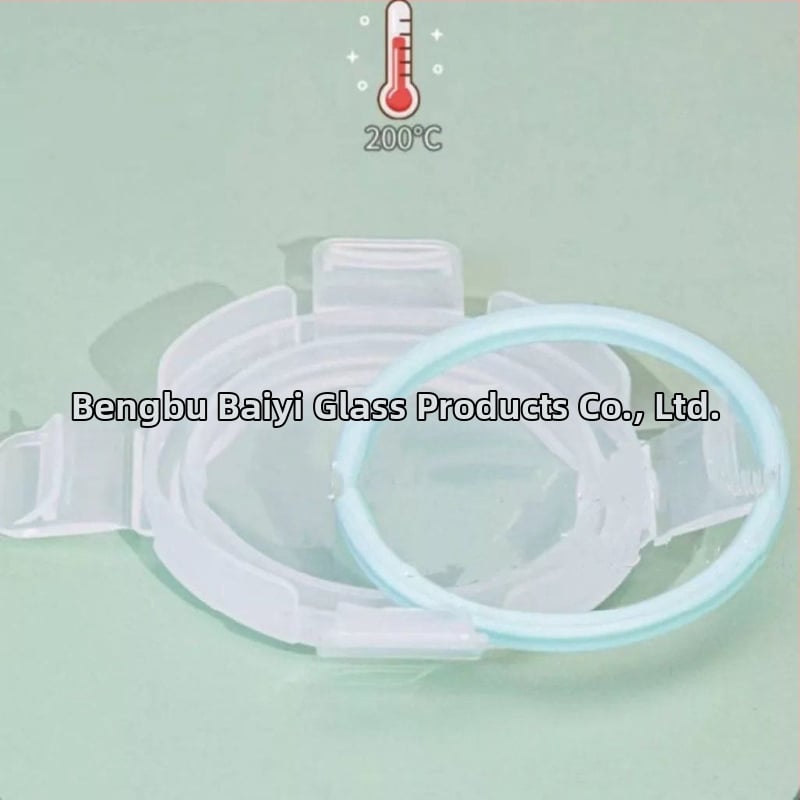 Μονωμένο κουτί φαγητού από πυρίμαχο γυαλί μποροσίλι – Ασφαλές για φούρνο μικροκυμάτων, Χωρητικότητα 301–500 ml, Καρτούν σχέδιο, Μονοστρωματικό