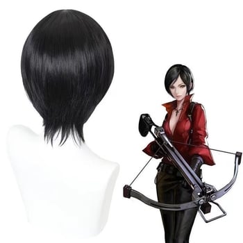 Ada Wong cosplay perika – vlakno visoke temperature, cosplay stil, može se obojiti ili permati, univerzalna veličina