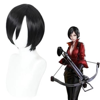 Ada Wong cosplay perika – vlakno visoke temperature, cosplay stil, može se obojiti ili permati, univerzalna veličina