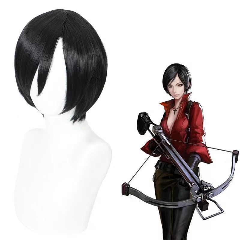 Ada Wong cosplay perika – vlakno visoke temperature, cosplay stil, može se obojiti ili permati, univerzalna veličina