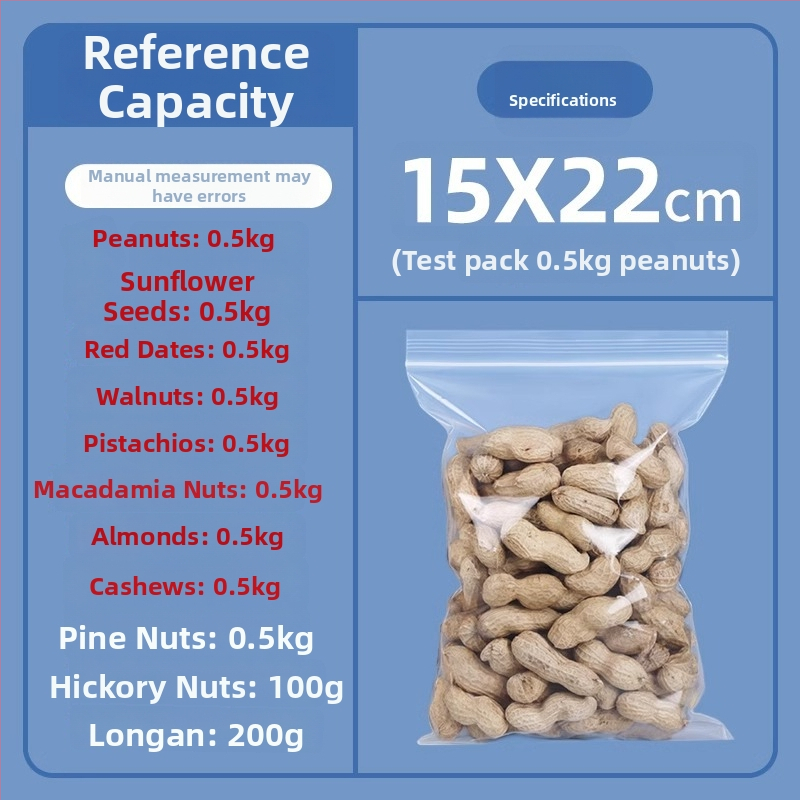 Torba za pakiranje hrane, PE materijal; namijenjena pakiranju hrane i sušenog voća