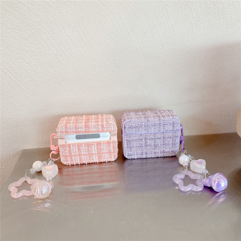 TPU-ból készült védőtok texturált felülettel AirPods Pro 2-höz, univerzális kompatibilitás, testreszabható