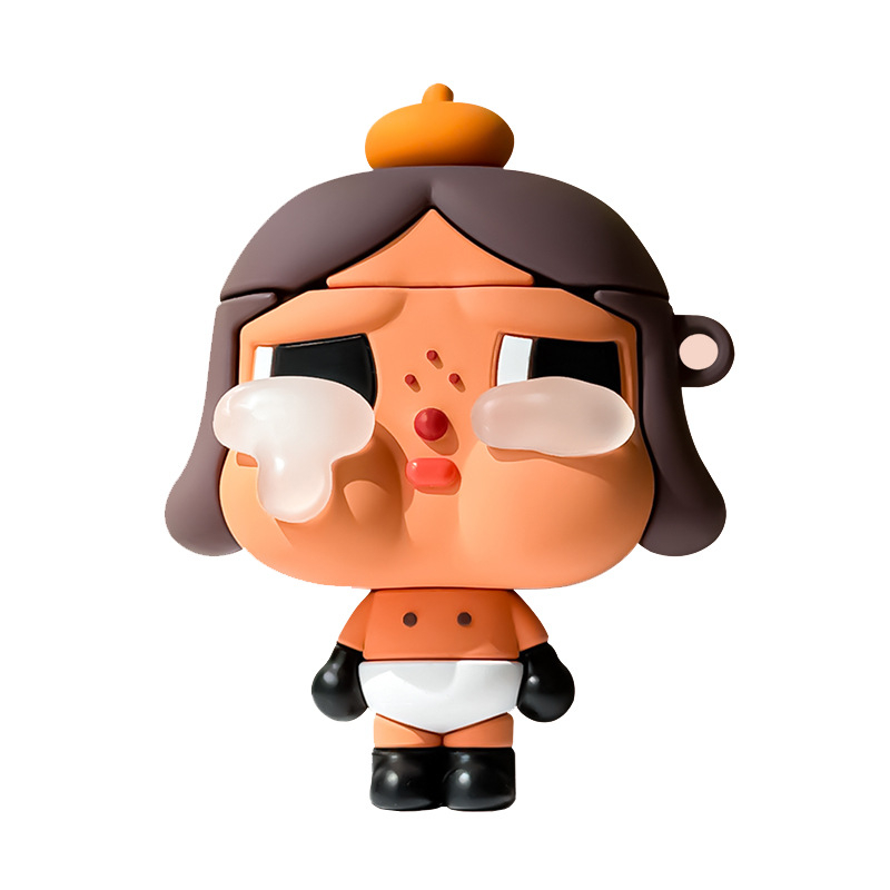 AirPods 4. generációhoz és AirPods Pro 2-höz védőtok – Cartoon Ins stílus, puha héj, hordozható, injekciós öntés