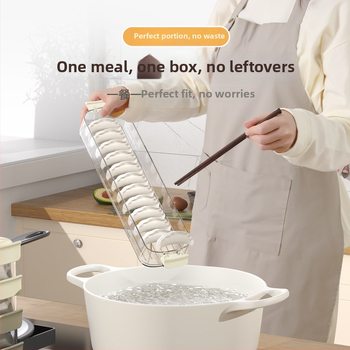 Кутия за съхранение на кнедли, многослойна, от хранително-пластмасов материал, с уплътнение, преносима