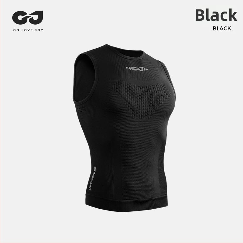 Ανδρικό κοντομάνικο fitness τοπάκι χωρίς ραφές, διαπνέον, γρήγορο στέγνωμα, απομάκρυνση υγρασίας, ελαφριά συμπίεση