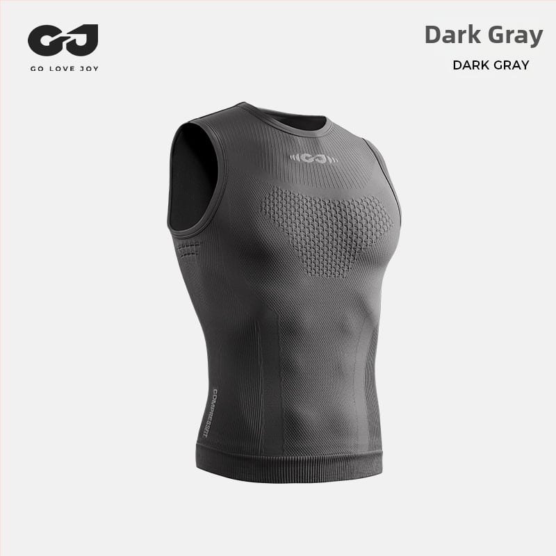 Ανδρικό κοντομάνικο fitness τοπάκι χωρίς ραφές, διαπνέον, γρήγορο στέγνωμα, απομάκρυνση υγρασίας, ελαφριά συμπίεση