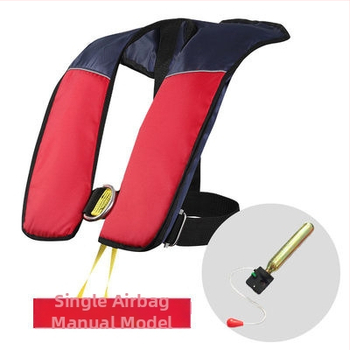 Hundred Boats CCS certifikovaná nafukovacia záchranná vesta s dvojitými airbagmi, nepremokavý Oxford materiál