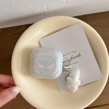 AirPods 4. generáció védőtok, PC anyag, puha külső, lenyomat kivitel, testreszabható, Apple kompatibilis