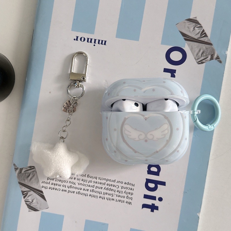 AirPods 4. generáció védőtok, PC anyag, puha külső, lenyomat kivitel, testreszabható, Apple kompatibilis