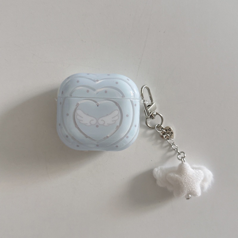 AirPods 4. generáció védőtok, PC anyag, puha külső, lenyomat kivitel, testreszabható, Apple kompatibilis