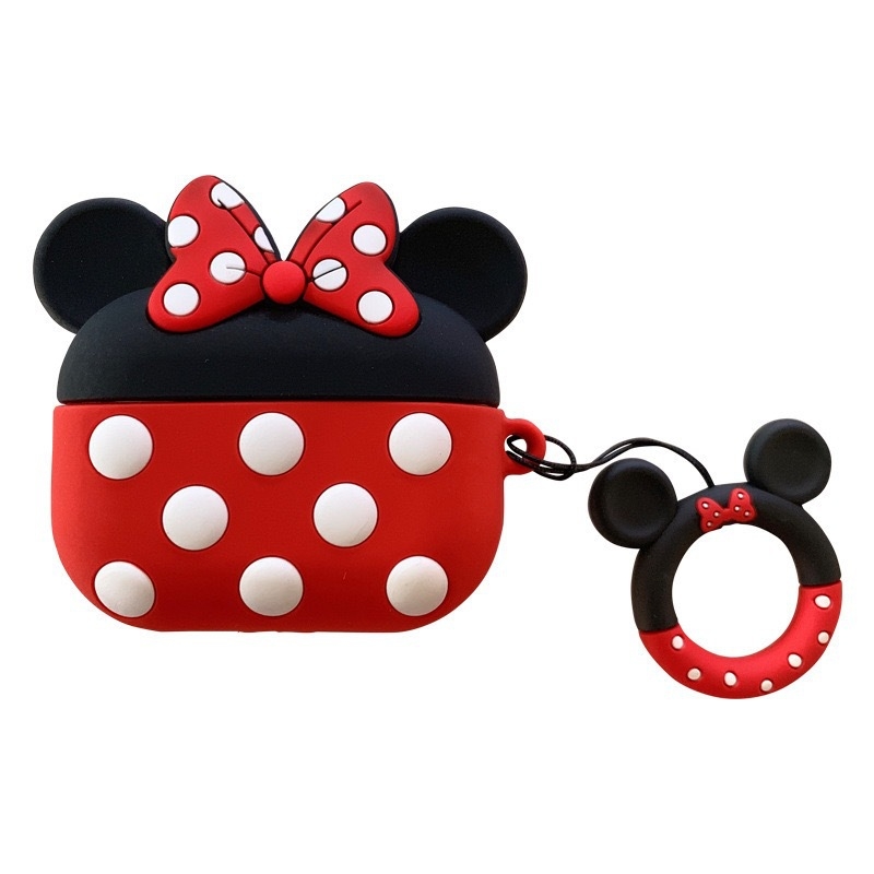 AirPods Pro silikon torbica s Minnie/Mickey dizajnom — mekano kućište, injekcijsko lijevanje, kompatibilan s Apple