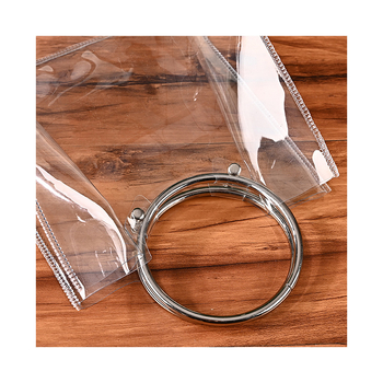 Kružna prozirna PVC torba za svadbene poklone i cvijeće, prilagodljiva dvostruka debljina, opće pakiranje