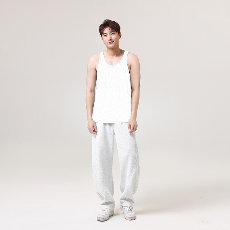 Muški tank top od 100% pamuka, lagan, prozračan, brzo suši, uski kroj